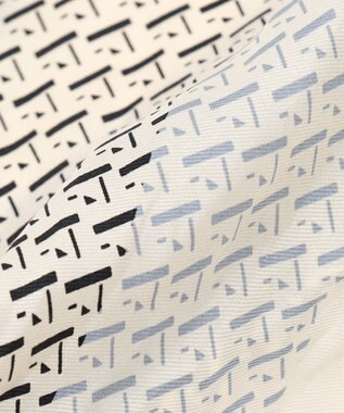 23区 【Oggi4月号掲載】ジオメトリック柄 ダイヤスカーフ ブラック系5