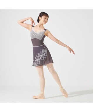 Chacott ◎【Nela ライン】ノースリーブレオタード チャコ-ルグレー