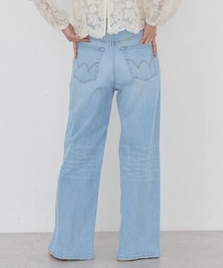 AMERICAN HOLIC 【EDWIN別注】ワイドデニム Light Indigo