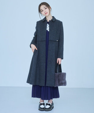 TOCCA 【百田夏菜子さん着用】NIGHT PETAL ニットドレス ネイビー系