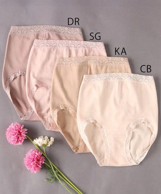 WACOAL 【ディアヒップ】 ショーツ はきこみ丈ふかめ 綿混(身生地) ヒップを包みこむフィット感 やさしいはきごこち PPA112 /ワコール ストロベリー