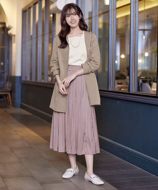 Tiaclasse 【新色追加・洗える・撥水】ドロストマウンテンパーカー ベージュ