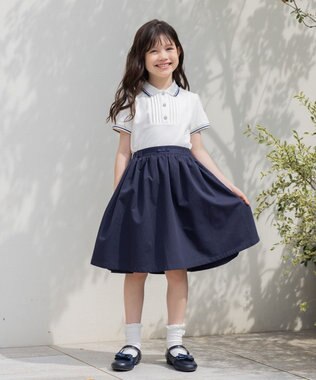 組曲 KIDS 【110-140㎝】ソロナ スカート ネイビー