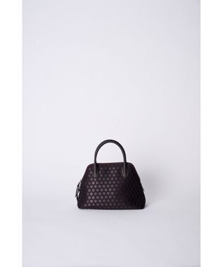 MIYABIYA 【撥水加工】篭目柄エンボスボンディングブガッティ チョコレート