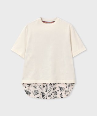 Paul Smith Travel Stories コンビ 半袖カットソー オフホワイト