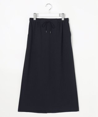 J.PRESS LADIES L 【セットアップ対応】Light ジョーゼット ナロー スカート ネイビー系