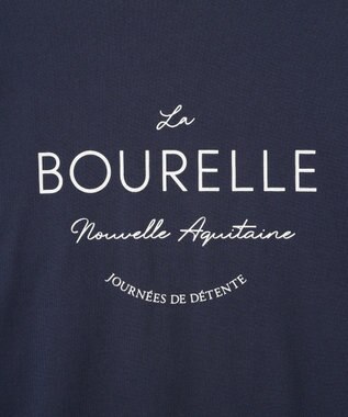 Green Parks アソート柄ロゴＴシャツ Navy