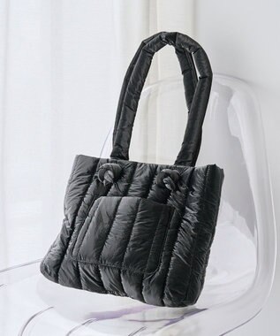 Green Parks ・ｆｕｒｒｙ　ｒａｔｅ　シャイニーキルティングバッグ