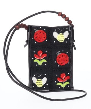 ANNA SUI ディア ショルダーバッグ ブラック