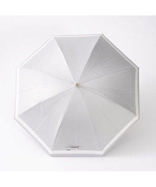 UNBILLION カシュネ cachenez / 【晴雨兼用】【日傘】 【UV カット率99.999.9％以上】PU切り継ぎボーダーバルーンショートパラソル GY