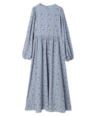 Green Parks ・Ｐｅｔｉｔ　Ｆｌｅｕｒ　フラワーｐｔワンピース Sax