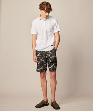 JOSEPH ABBOUD MOUNTAIN 【吸水速乾・通気性】ミズノコラボ DRY AEROFLOW ポロシャツ ホワイト系