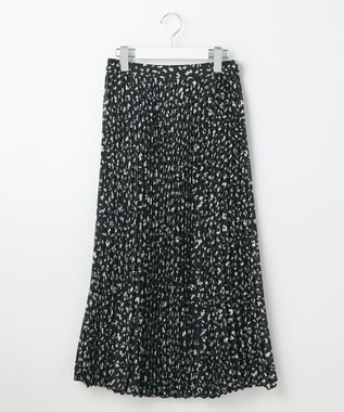 ANY SIS S エアリープリーツ スカート ブラックベース