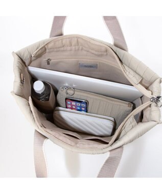 UNBILLION カシュカシュ cachecache / ボンディングスクエアビッグトート ベージュ