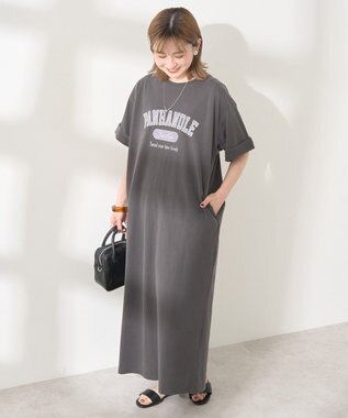 AMERICAN HOLIC PANHANDLE Tシャツワンピース Charcoal Gray