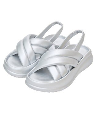 Green Parks ＲＵＰＩＳ．　パフクロスサンダル