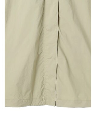 earth music&ecology テックフードロングコート Light Khaki