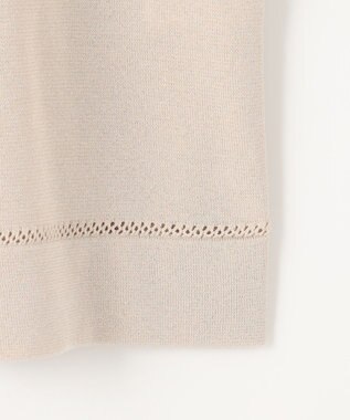 J.PRESS LADIES L 【洗える・抗菌防臭】LUREX ラメ ニットT ベージュ系