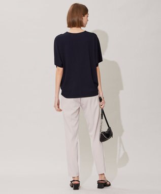 ICB L 【洗える】VIS/NYハイゲージ Vネックプルオーバー ネイビー系