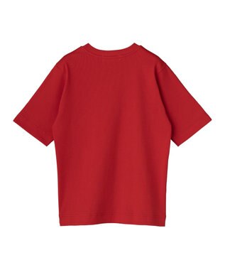 HAAG スマイルコットン BACK RIB T-SHIRTS Tシャツ レッド