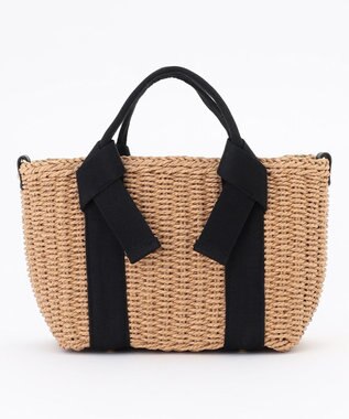 LA BAGAGERIE 【MONICA】リボンハンドル2WAYかごバッグ