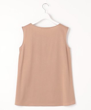 自由区 【洗える・XSサイズあり】レースEDGE Tシャツ＆インナータンクトップセット トップス キャメル系