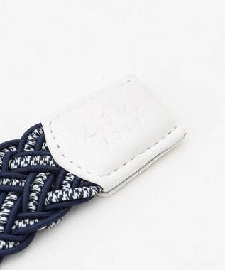 23区GOLF 【MEN】メランジラインメッシュベルト ネイビー系