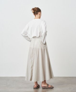 ATON FRESCA SINGLE JERSEY | L/S Tシャツ WHITE