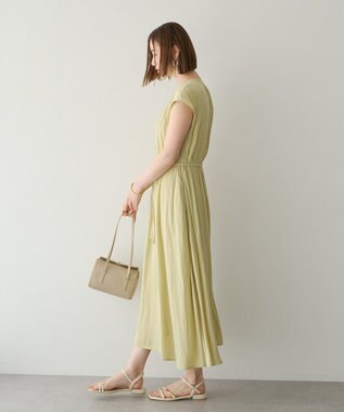 YECCA VECCA ギャザードロストワンピース Yellow