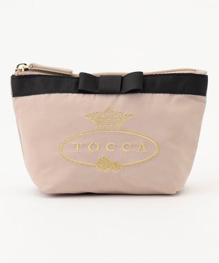 TOCCA 【WEB限定＆一部店舗限定】POINT OF RIBBON POUCH ポーチ ベージュ系
