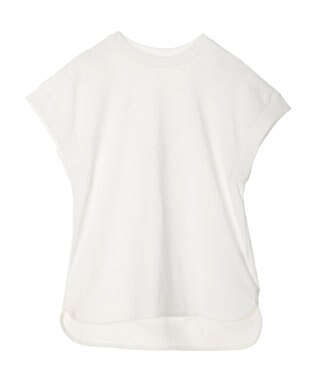 Green Parks ・Ｐｅｔｉｔ　Ｆｌｅｕｒ　リブフレンチＴＥＥ Off White