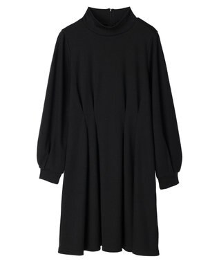earth music&ecology ウエストタックフレアミニワンピース Black