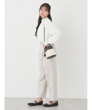 earth music&ecology シャーリングブラウス Off White