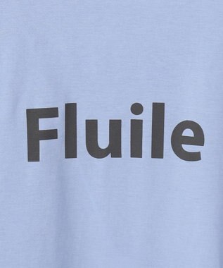 BEIGE， STELLERITE / コットンロゴTシャツ Sax