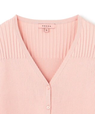 TOCCA 【洗える】SPRING RESONATE カーディガン ライトピンク