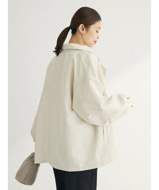 Green Parks ・ＥＬＥＮＣＡＲＥ　ＤＵＥ　ミドル丈トレンチコート Ivory