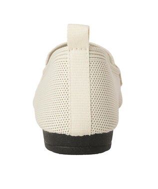 Green Parks 洗えるニットローファー Ivory