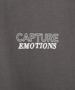 AMERICAN HOLIC NURTURING 刺繍ロゴロンT Charcoal Gray