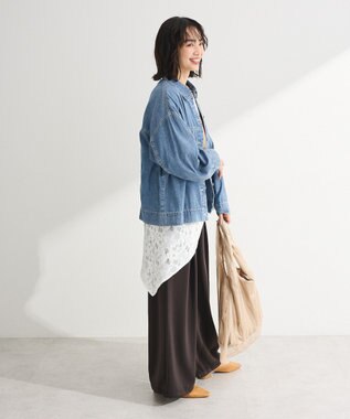 Green Parks シアーデニムシャツＧジャン Black