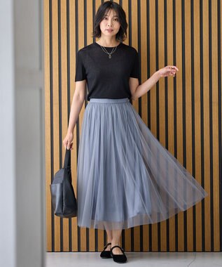 ANY ワンストラップフラットパンプス ブラック