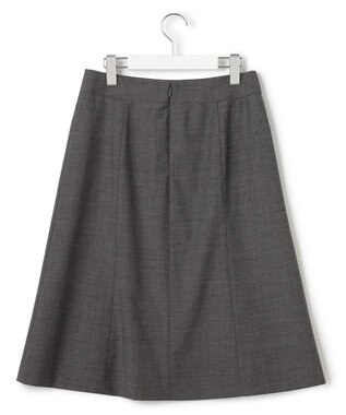 23区 S 【セットアップ着用】ファインネスウール フレア スカート グレー系