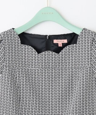 TOCCA 【洗える！】SHEEP CLOUDS ドレス オフ×ブラック系3