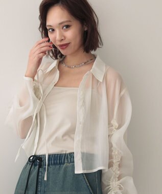 Green Parks ＥＧＯＩＳＴドロストシアーシャツ Ecru