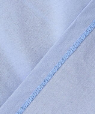 BEIGE， STELLERITE / コットンロゴTシャツ Sax