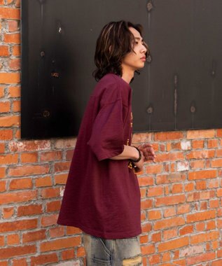 WEGO ナンバリングフットボールT（SS） ワイン