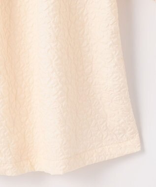 Feroux 【洗える】フクレジャガードチュニック ブラウス アイボリー系