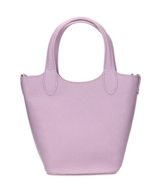 INTER-CHAUSSURES 【ANDREA CARDONE】ミディアムサイズレザーハンドバッグ ラベンダー