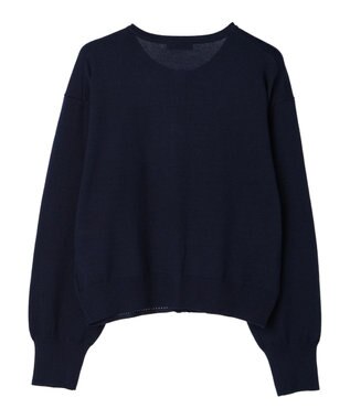 earth music&ecology ＵＶカット加工　ベーシックカーディガン Navy