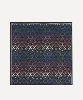 LIBERTY. アイフィス ドーン シルクツイル スカーフ45 パープル