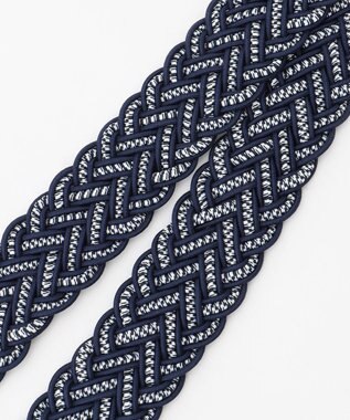 23区GOLF 【MEN】メランジラインメッシュベルト ネイビー系